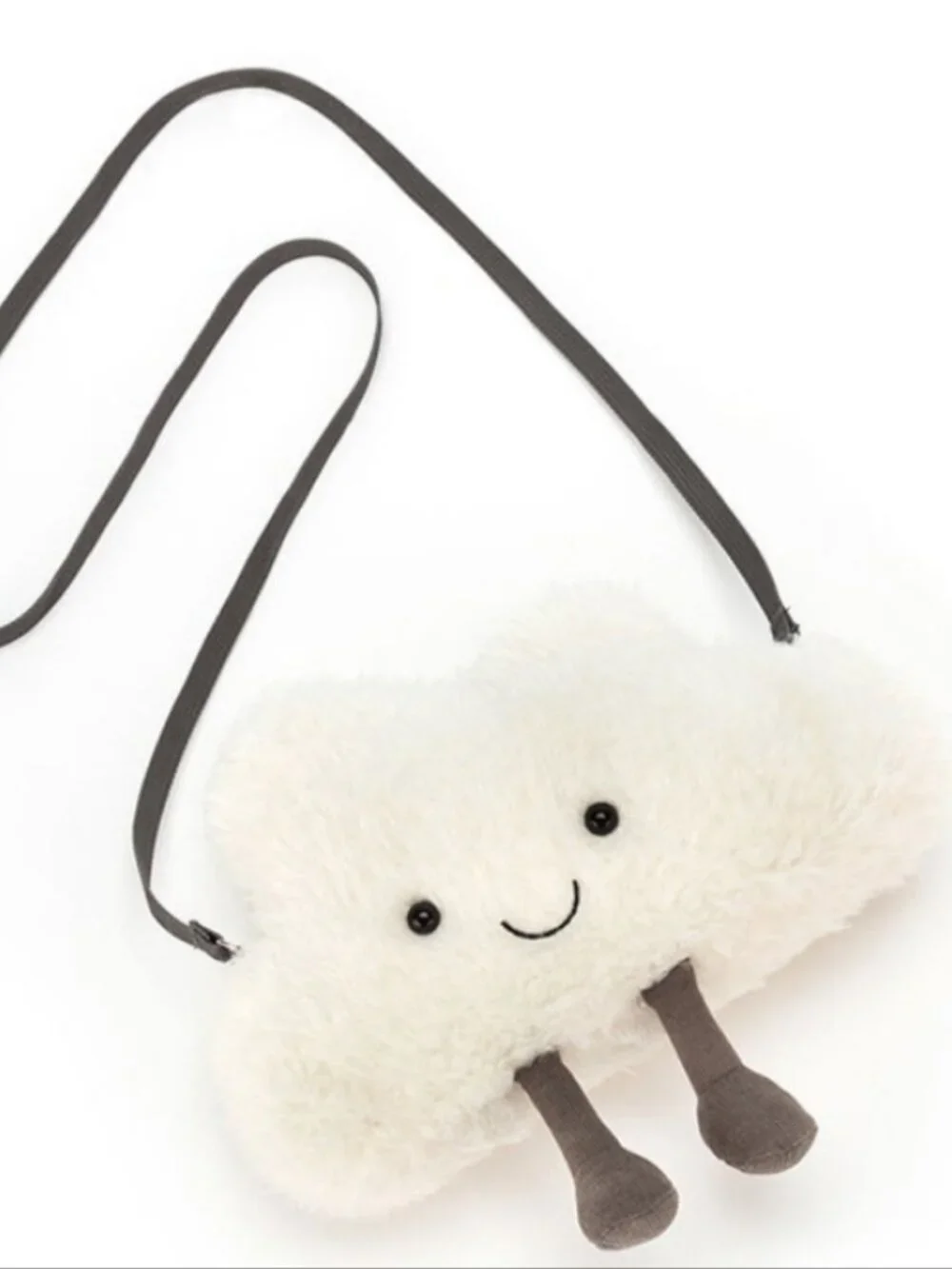 RETIRED Jellycat Amuseables CREAM HEART Bag Authentic US seller NWT crossbody